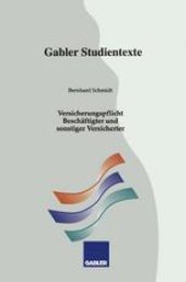 book Versicherungspflicht Beschäftigter und sonstiger Versicherter: Studientext Nr.2