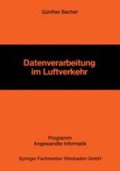 book Datenverarbeitung im Luftverkehr