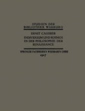 book Individuum und Kosmos in der Philosophie der Renaissance