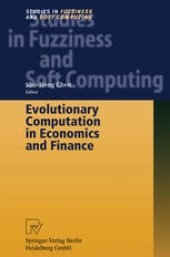 book Evolutionary Computation in Economics and Finance