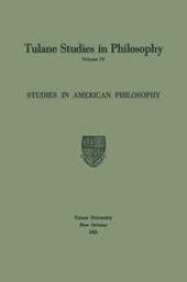 book Studies in American Philosophy