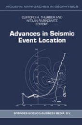 book Advances in Seismic Event Location