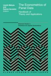 book The Econometrics of Panel Data: Handbook of Theory and Applications