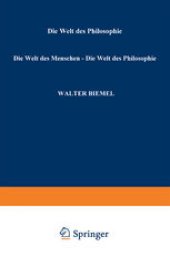 book Die Welt des Menschen — Die Welt der Philosophie: Festschrift für Jan Patočka