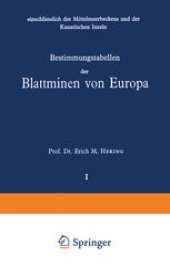 book Bestimmungstabellen der Blattminen von Europa: einschliesslich des Mittelmeerbeckens und der Kanarischen Inseln