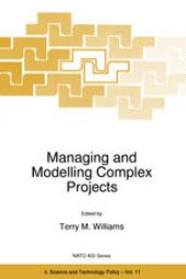 book Managing and Modelling Complex Projects