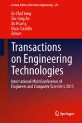 book Transactions on Engineering Technologies: International MultiConference of Engineers and Computer Scientists 2013