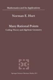 book Many Rational Points: Coding Theory and Algebraic Geometry