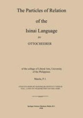 book The Particles of Relation of the Isinai Language