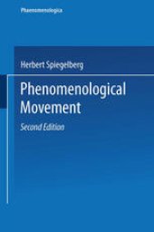 book The Phenomenological Movement: A Historical Introduction