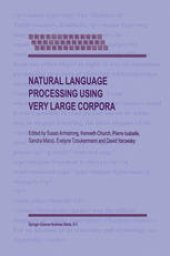 book Natural Language Processing Using Very Large Corpora