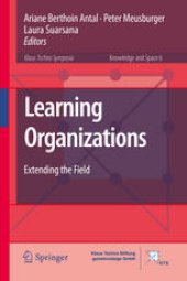 book Learning Organizations: Extending the Field