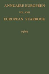 book Annuaire Européen / European Yearbook: Vol. XVII