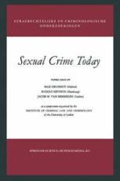 book Sexual Crime Today