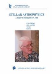 book Stellar Astrophysics — A Tribute to Helmut A. Abt