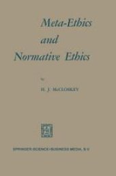 book Meta-Ethics and Normative Ethics