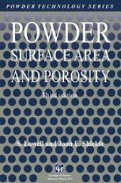 book Powder Surface Area and Porosity