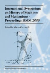 book International Symposium on History of Machines and Mechanisms Proceedings HMM 2000