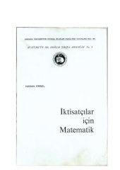 book İktisatçılar İçin Matematik