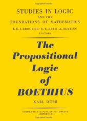 book The Propositional Logic of Boethius