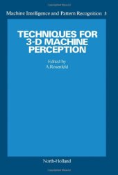 book Techniques for 3-D Machine Perception