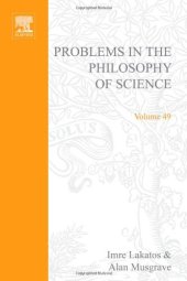 book Problems in the Philosophy of Science