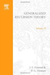 book Generalized Recursion Theory: Proceedings of the 1972 Oslo Symposium