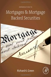 book Introduction to Mortgages & Mortgage Backed Securities