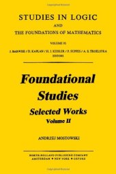 book Foundational Studies: Selected Works