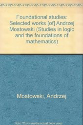 book Foundational Studies Selected Works