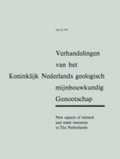 book New aspects of mineral and water resources in The Netherlands