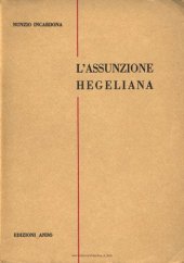 book L'assunzione hegeliana