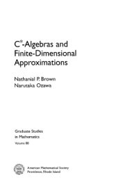 book C*-Algebras and Finite-Dimensional Approximations