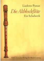 book Die Altblockflöte. Ein Schulwerk