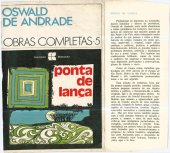 book Obras completas Vol 5 - Ponta de lança (polêmica)