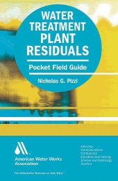 book Water Treatment Plant Residuals Pocket Field Guide