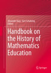 book Handbook on the History of Mathematics Education