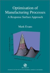 book B0791Optimisation of manufacturing processes