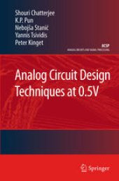 book Analog Circuit Design Techniques at 0.5 V