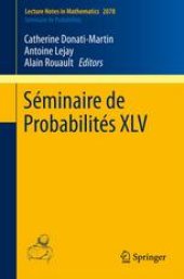 book Séminaire de Probabilités XLV