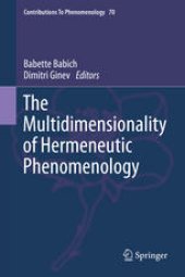 book The Multidimensionality of Hermeneutic Phenomenology