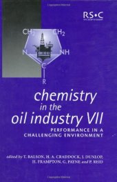 book Chemistry in the Oil Industry VII