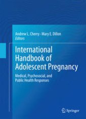 book International Handbook of Adolescent Pregnancy: Medical, Psychosocial, and Public Health Responses