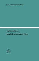 book Musik, Rundfunk und Hörer: Die soziologischen Aspekte der Musik am Rundfunk