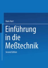 book Einführung in die Meßtechnik