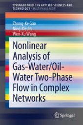 book Nonlinear Analysis of Gas-Water/Oil-Water Two-Phase Flow in Complex Networks