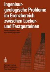 book Ingenieurgeologische Probleme im Grenzbereich zwischen Locker- und Festgesteinen