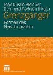 book Grenzgänger: Formen des New Journalism