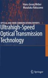 book Ultrahigh-Speed Optical Transmission Technology