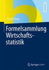 book Formelsammlung Wirtschaftsstatistik